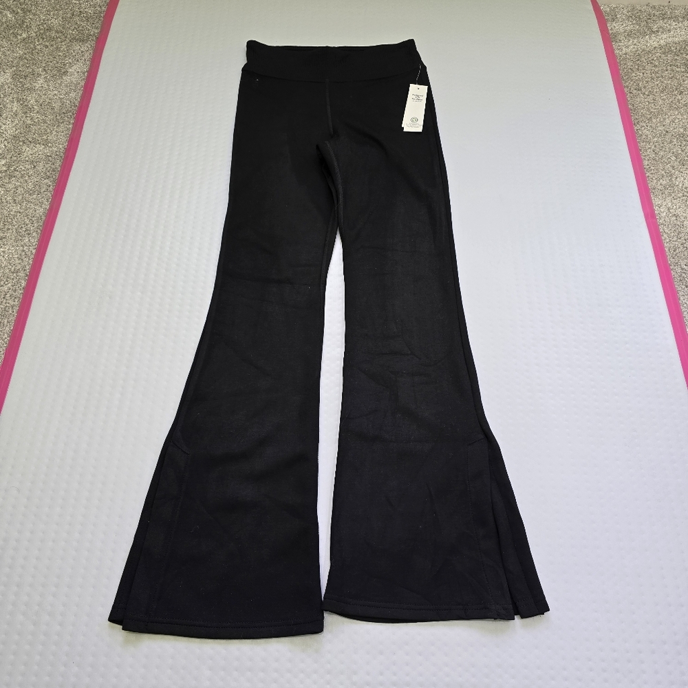 No Boundaries Pull on Flare Pants XS 0-2 New with Tags Black Y2K Soft